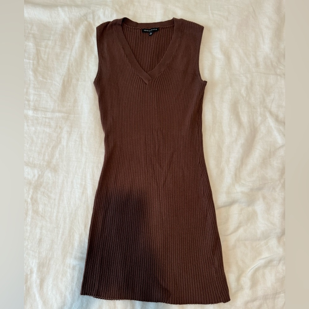 Kendall and Kylie Fitted Sweater Dress